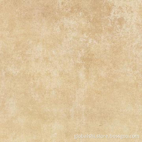 Rustic tile with polished surface, glazed porcelain